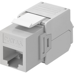 GOOBAY Keystone module RJ45 CAT 6A 90693, UTP, γκρι