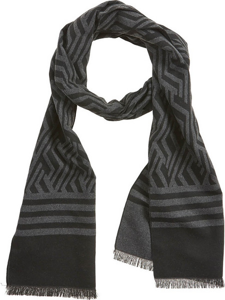 Verde Ανδρικό Κασκόλ Μαύρο 59-0059-BLACK