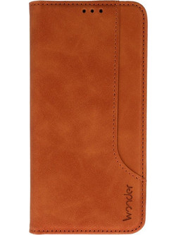 Wonder Xiaomi Redmi Note 13 4G Prime Elegant Θήκη Βιβλίο - Brown