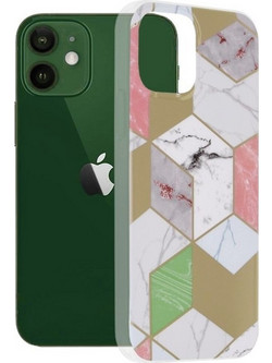Techsuit iPhone 12 / 12 Pro Marble Θήκη Σιλικόνης - White