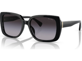 Ralph Lauren RA5298U 5001/8G Γυναικεία Γυαλιά Ηλίου Oversized Κοκάλινα Μαύρα με Μαύρο Degradee Φακό