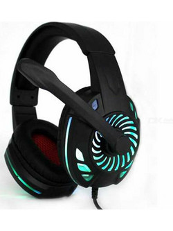 Komc KM666 Gaming Headset Over Ear Black