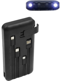 Treqa TR-946 Ηλιακό Power Bank 10000mAh με Θύρα USB-A Black