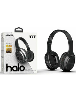 Moxom MX-WL26 Ασύρματα Bluetooth Ακουστικά Over Ear Μαύρα