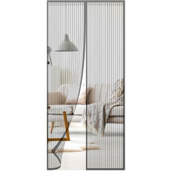 Αντικουνουπική Μαγνητική Σίτα Πόρτας 120x210cm με Αυτόματο Κλείσιμο - Γκρί