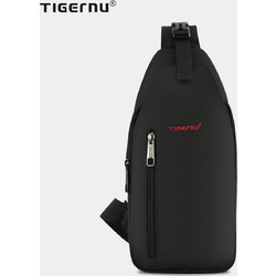 Tigernu T-S Ανδρική Τσάντα Στήθους Μαύρη T-S8027B
