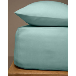 Sunshine Home Σεντόνι Ημίδιπλο Βαμβακερό με Λάστιχο 120x200+20 Menta 27 Aqua