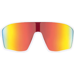 Red Bull Daft-002 Red Αθλητικά Γυαλιά Ηλίου Μάσκα Κοκάλινα Λευκά με Πορτοκαλί Polarized Φακό