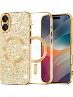 Techsuit(R) Luxury Glitter MagSafe Θήκη για iPhone 17- Gold