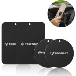 Techsuit(R) MP04 4-Pack Metal Plate - Black