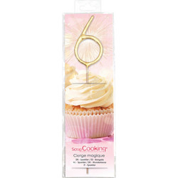 Βεγγαλικά τούρτας Αριθμός 6 Scrap Cooking 4816