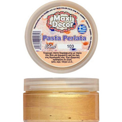 Πάστα πέρλας Pasta Perlata 100ml Maxi Decor καθαρό χρυσό 103