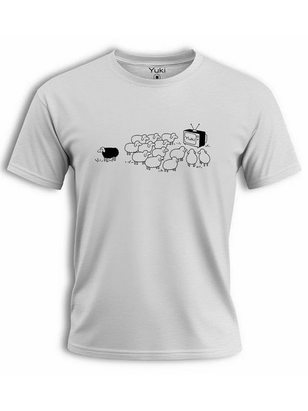 Yuki T-shirt Sheep white