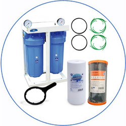 Aqua Filter BB102PS5BLP Διπλό Σύστημα Big Blue 10 - Ιζήματα 5 Micron & Ενεργός Άνθρακας