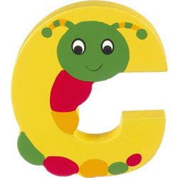 Ξύλινο Γράμμα C Alphabet Letters Orange Tree Toys