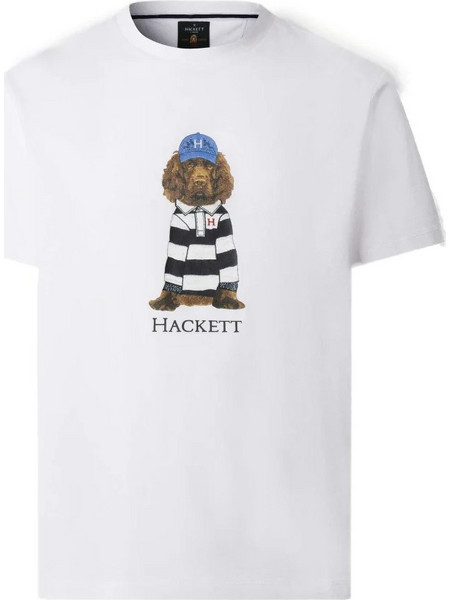 HACKETT HARRY HERITAGE HARRY T-SHIRT ΜΠΛΟΥΖΑ HM5000090-802-OPTIC WHITE