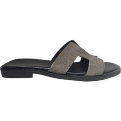 Commanchero Γυναικεία Σανδάλια Suede Χακί 51527-4213