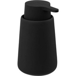 Δοχείο κρεμοσάπουνου Colorama 5five με χωρητικότητα 250ml και διαστάσεις 8.3x14.8cm - Βlack kohl