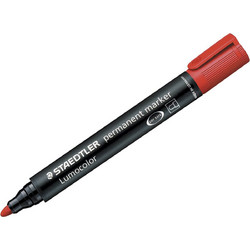 STAEDTLER Lumocolor 352 Μαρκαδόρος ανεξίτηλος στρογγυλή 2mm μύτη - Red