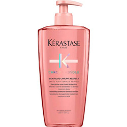 Kerastase Chroma Absolu Bain Riche Respect Σαμπουάν για Προστασία Χρώματος Επανόρθωση & Φριζάρισμα για Βαμμένα Ξηρά & Ταλαιπωρημένα Μαλλιά 500ml