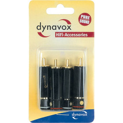 Dynavox High-End RCA Plug Set - red-white-4-set