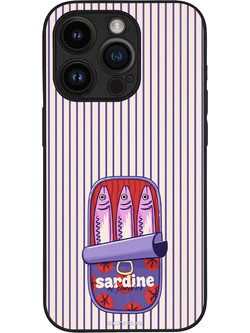 Sonique Stripe Stories Series Θήκη με Σχέδιο «Sardine» (iPhone 14 Pro)