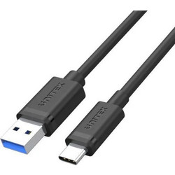 Unitek USB 3.1 Cable USB-C male - USB-A 0.5m (Y-C491BK)