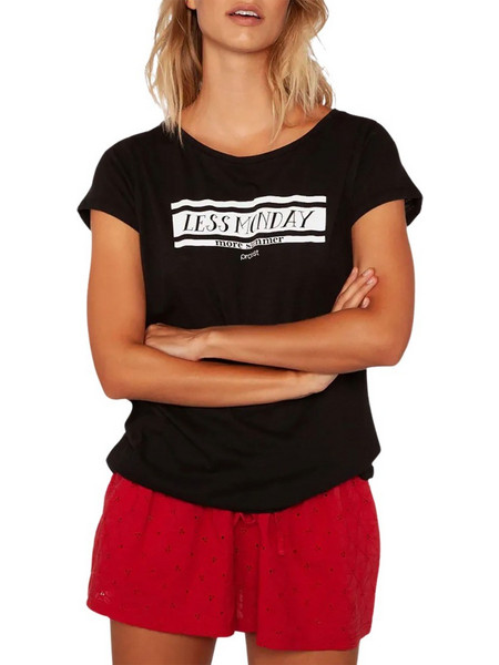 PROTEST TALLEY T-SHIRT TRUE BLACK