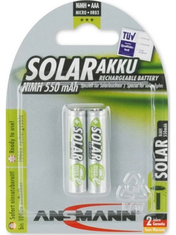 Ansmann Solar AAA 550mAh 2τμχ