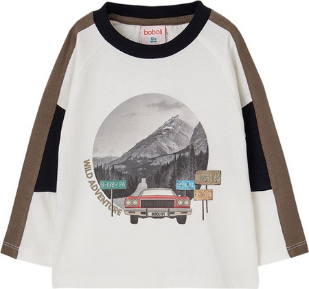 Boboli Knit t-Shirt for boy -BCI (544069 1111) Αγόρι Collection FW26-27