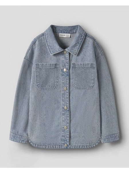NAME IT NKFRAIN OS DNM JACKET 4577-IM - 13255123 - - Blue Grey Denim