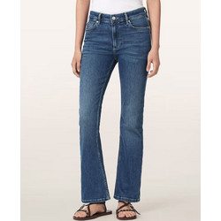 AllSaints Haldan Γυναικείο Τζιν Slim Bootcut Mid Indigo W092EE