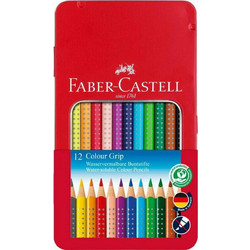 Faber-Castell Grip Κασετίνα Ξυλομπογιές Σετ 12τμχ
