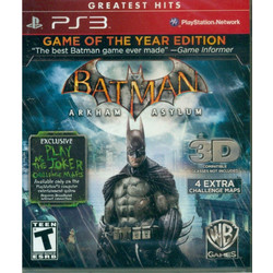 Batman Arkham Asylum Game Of The Year Edition PS3