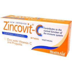 Health Aid Zincovit C 60 Ταμπλέτες