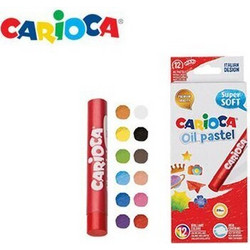 CARIOCA OIL PASTELS 12 ΧΡΩΜΑΤΩΝ ΛΑΔΟΠΑΣΤΕΛ