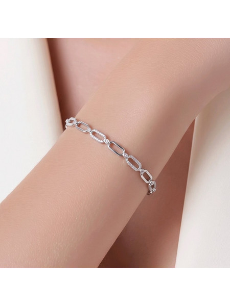 Prince Silvero Γυναικείο Βραχιόλι Ασημί 1TA-BR880-1