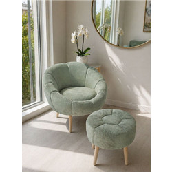 Stewe Home Πολυθρόνα Πράσινη STE-004481-V115855