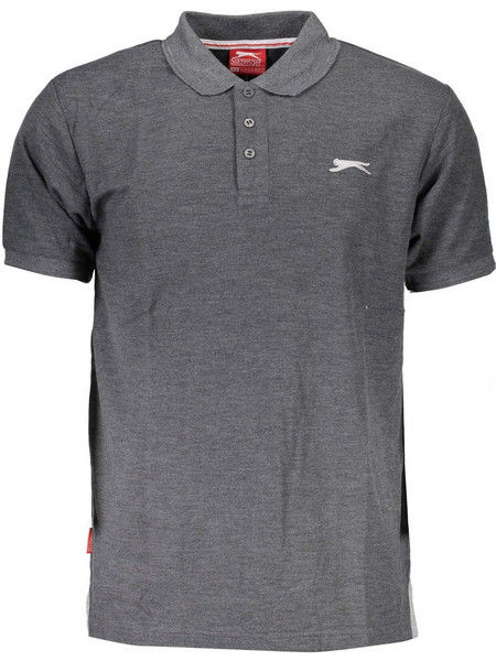 SLAZENGER SHORT SLEEVE POLO SHIRT MAN GRAY Γκρι