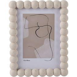 Estia Κορνιζα Fibra Με Ξυλινο Πλαισιο Μπεζ 15.8X2.5X20.4Cm