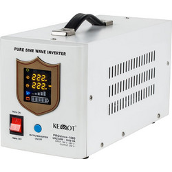 KEMOT PROsinus-1000 emergency power supply unit - a pure sine wave inverter with a 12V charging function, 230V, 1000VA/700W