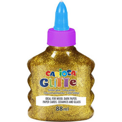 Κολλά Carioca Glitter Spark 88ml Χρυσή 31097/20