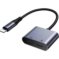 Joyroom SY-L02 Lightning to 2x Lightning DAC Adapter 2in1 Black