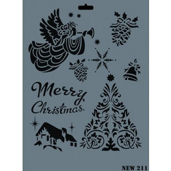 Rich Στένσιλ Christmas 25x35cm 211