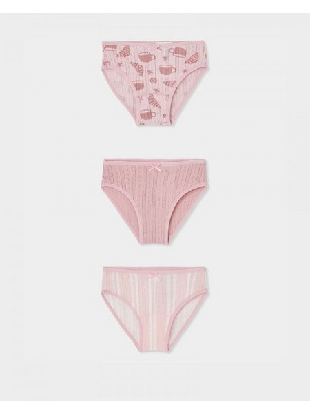 BOBOLI Pack 3 knickers for girl -BCI - 484107 - ΚΟΡΙΤΣΙ - PINK