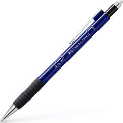 Faber-Castell Μηχανικό Μολύβι 0.7mm με Γόμα - Μπλε Σκούρο (134755) (FAB134755)