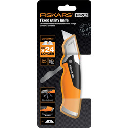 Fiskars - CarbonMax Utility Knife - Fixed Blade - Tools and Home Improvements