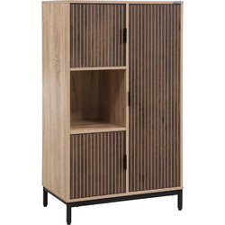 546064 ΒΙΤΡΙΝΑ FYLLIANA RYTHMOS SONOMA-WALLNUT ΧΡΩΜΑ 70X40X120ΕΚ