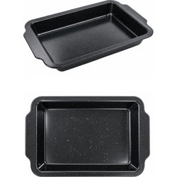 Ορθογώνιο Ταψί Φούρνου 40x27cm Μαύρο - Rectangular Oven Baking Tray 40x27cm Black 0248043