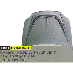 ΚΑΠΩ CARBON ΜΕ ΑΕΡΑΓΩΓΟΥΣ HONDA CIVIC 1999-2000 4πορτο